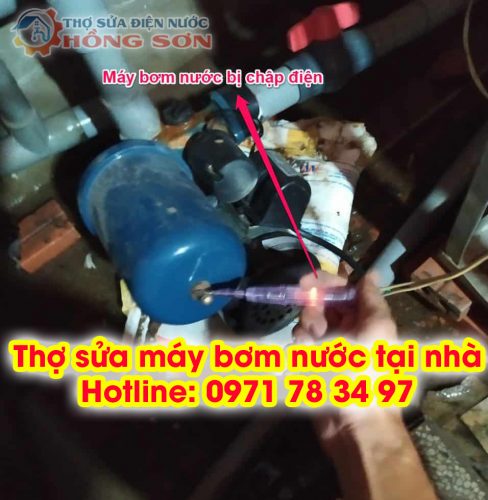 Thợ sửa máy bơm nước Hồng Sơn